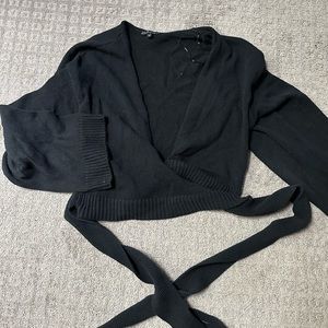 Dynamite Wrap Sweater